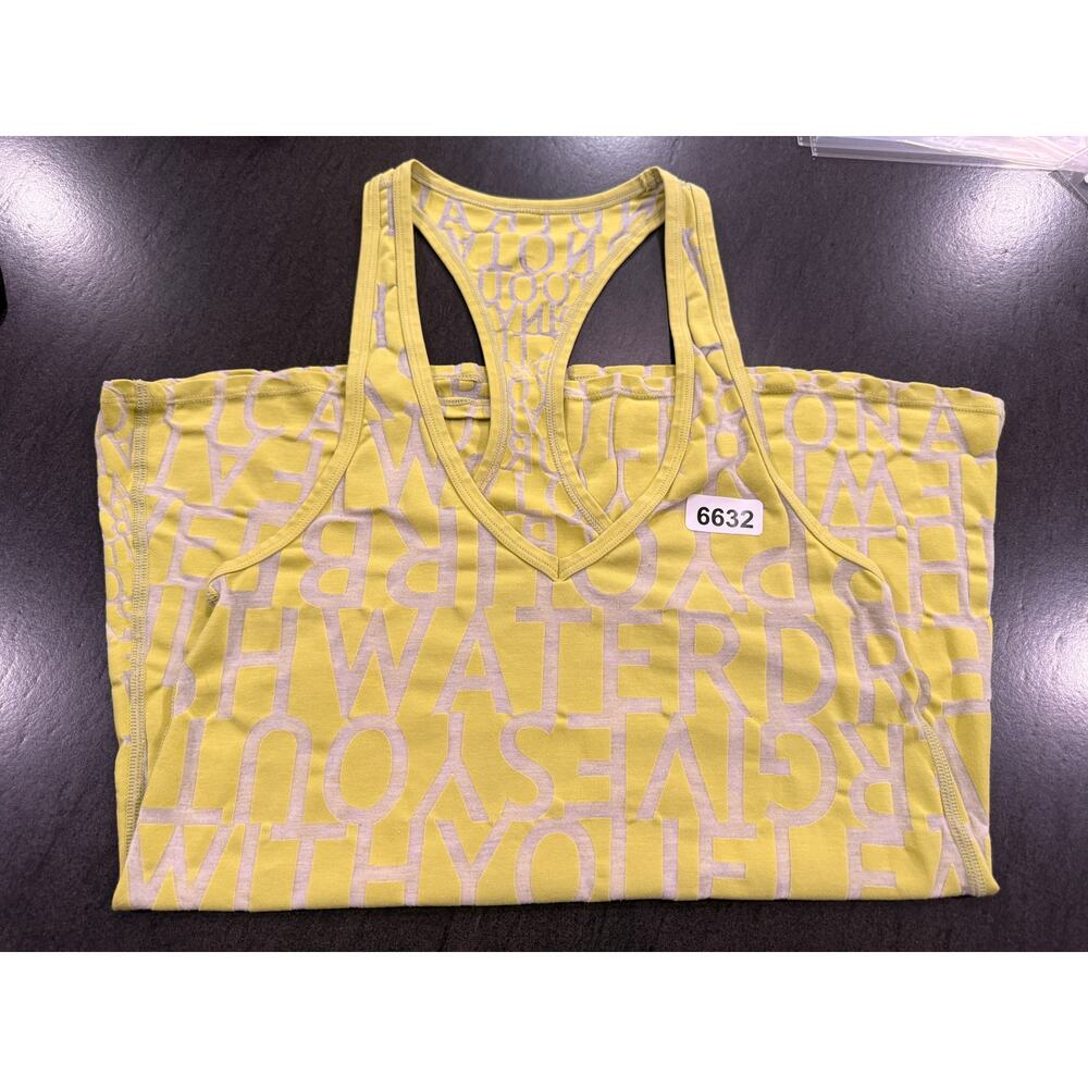 6632 LULULEMON Manifesto Racerback Tank *RARE *VINTAGE Sz 6